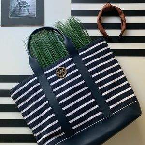 (New) Michael Kors Denim Canvas Tote